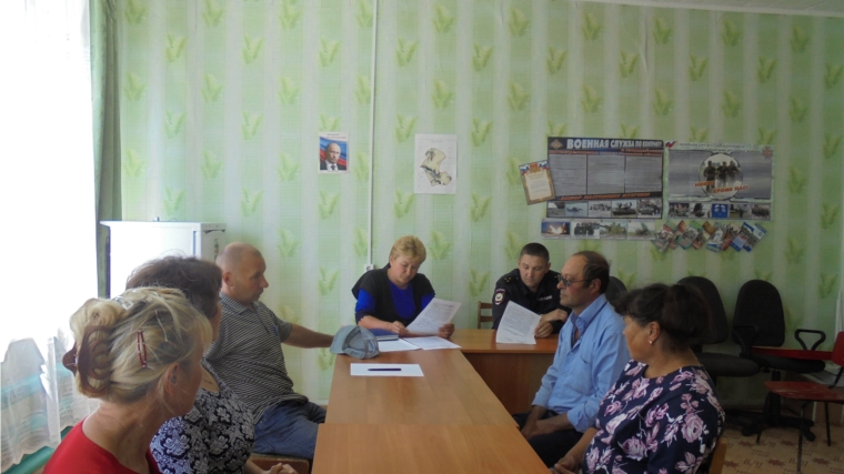В администрации Сявалкасинского сельского поселения состоялось очередное заседание Совета профилактики
