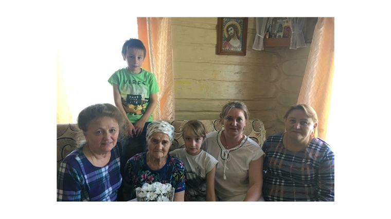 90-летие отметила жительница п.Буинск Малике Сайфуловна Федулова