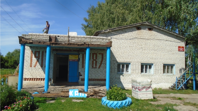 Начат ремонт здания Новоизамбаевского сельского дома культуры