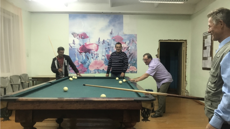 Настольные игры в Сыбайкасинском сельском клубе