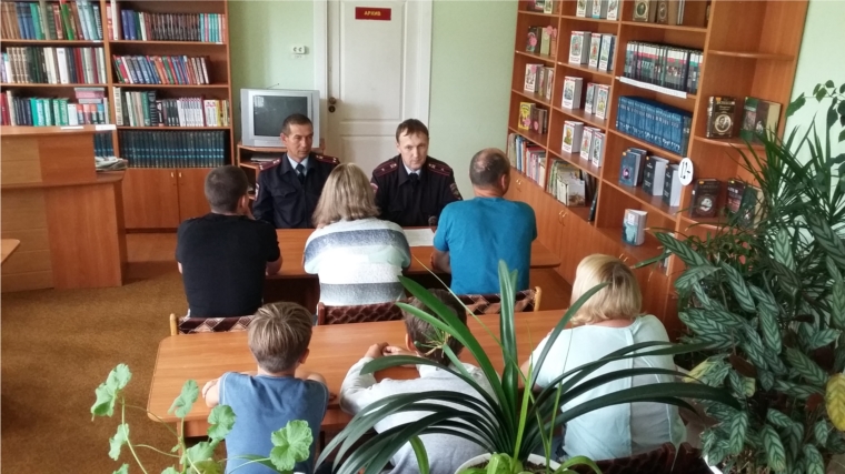 Очередная встреча участкового уполномоченного МО МВД России «Шумерлинский» с населением