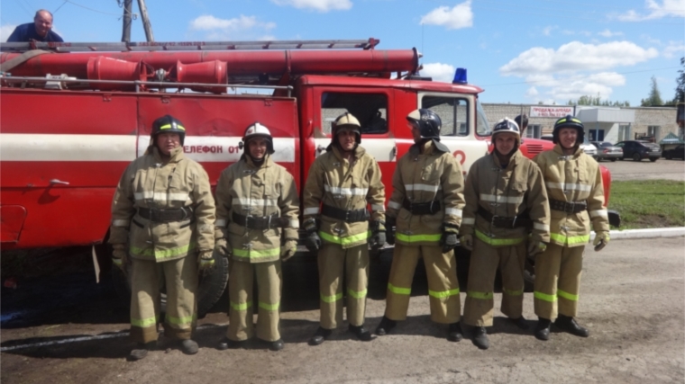 Шемуршинские огнеборцы бронзовые призеры республиканских соревнований по пожарно-спасательному спорту