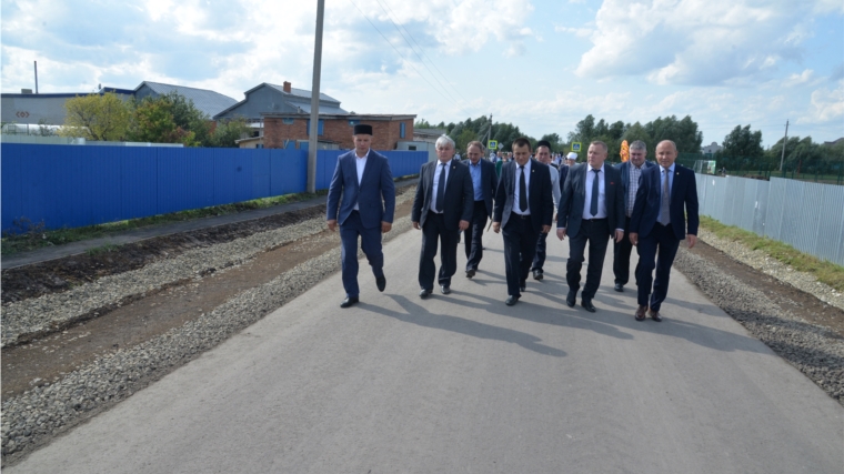 КУ «Чувашупрдор»: в с.Шыгырдан Батыревского района завершены работы по строительству автомобильной дороги
