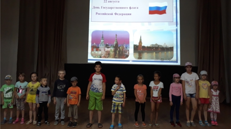 В Абашевском клубе-музее прошел тематический час «Флаг России – триколор».