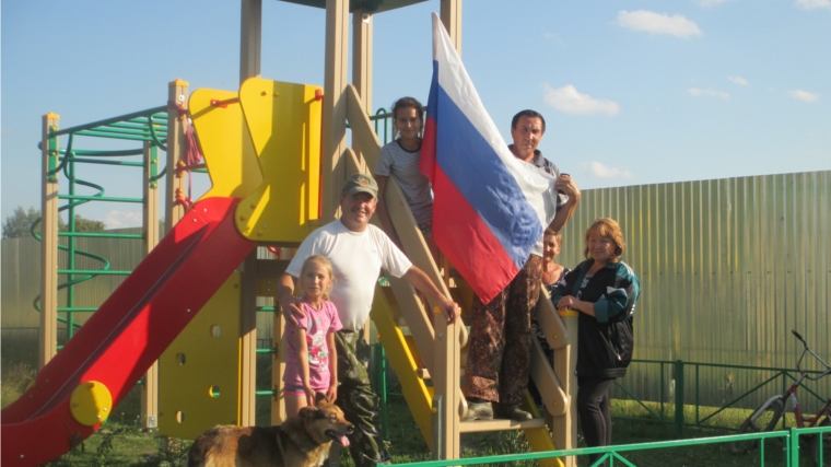 Акция, посвященная Дню Государственного флага Российской Федерации в Шинерском сельском поселении