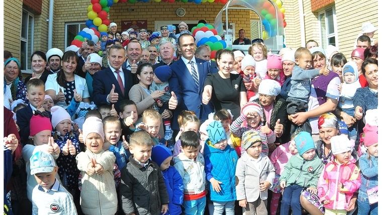 В селе Урмаево открылся новый детский сад на 110 мест