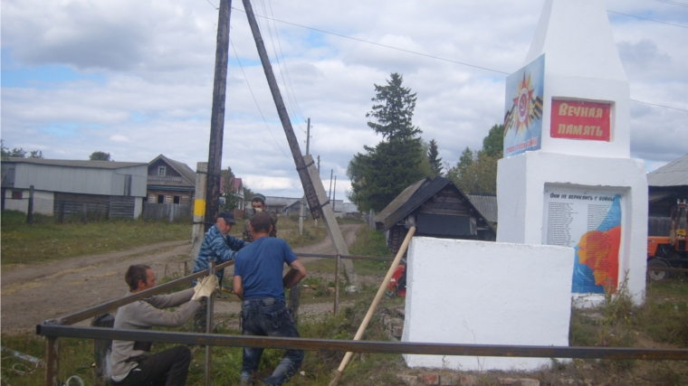 Ремонтные работы в Малояушском сельском поселении