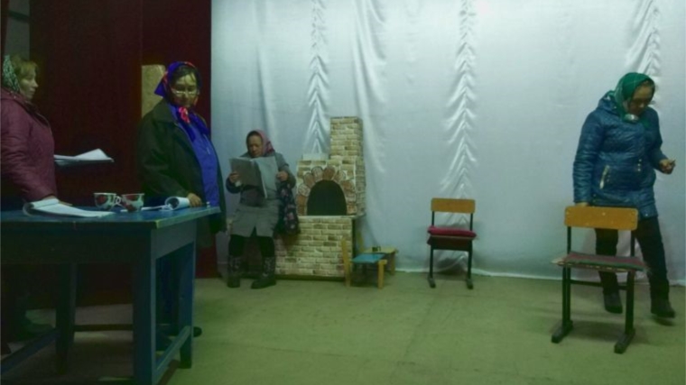 Подготовка к фестивалю самодеятельного театрального творчества в Большеатменском СДК