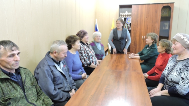 Фольклорный коллектив "Айхал" Атнарского СДК - на праздновании Дня пожилых людей