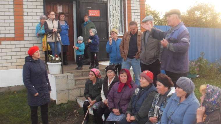 В деревне Каликово Вутабосинского сельского поселения состоялось очередное собрание граждан