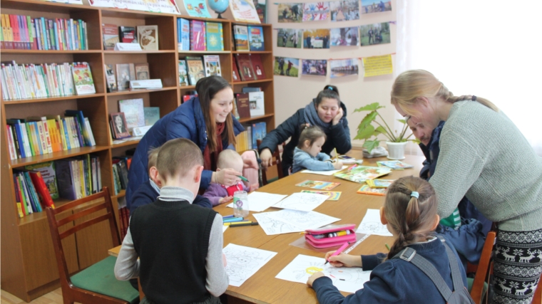 Шатьмапосинская сельская библиотека приглашает молодых родителей с детьми самого раннего дошкольного возраста