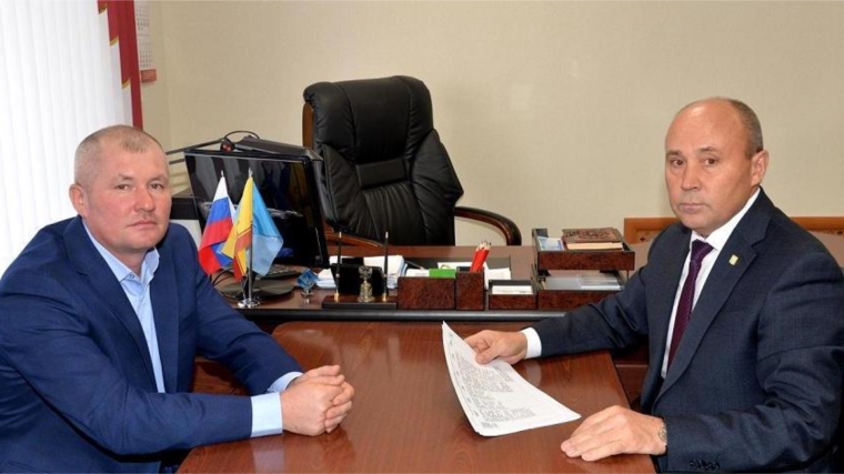 Р.Селиванов встретился с новым главой Первомайского сельского поселения