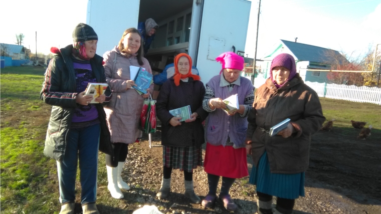 Внестационарное библиотечное обслуживание в д. Кадыкой. Внестационарное библиотечное обслуживание в д. Кадыкой.