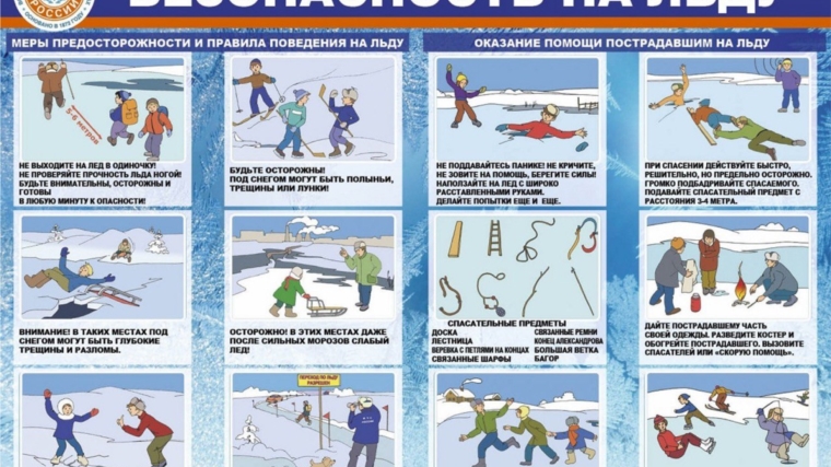 Правила поведения и меры безопасности на водоемах в осенне-зимний период