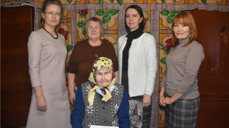 Долгожительница села Шумшеваши Михайлова Елизавета Никитична отметила 95-летний юбилей