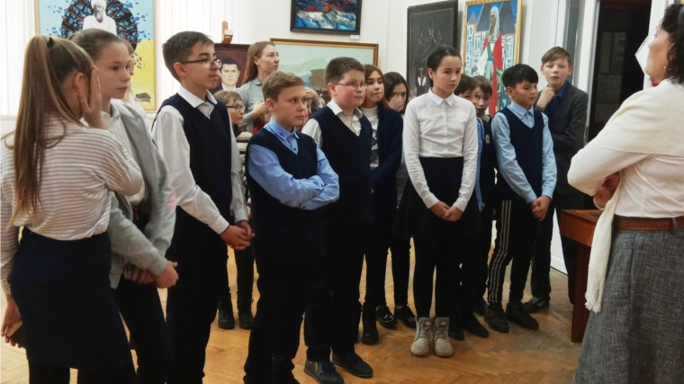 13 ноября учащиеся 6 класса средней общеобразовательной школы № 8 посетили Художественный музей.