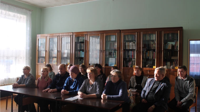 В Красночетайском сельском поселении обсуждены вопросы Единого информационного дня