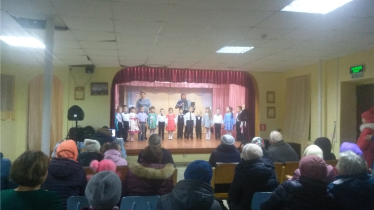 Концерт воспитанников детского сада « Родничок» в Кадикасинском СДК