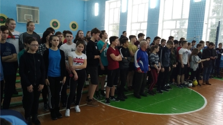 Районные соревнования по гиревому спорту в зачет Спартакиады школьников Чебоксарского района
