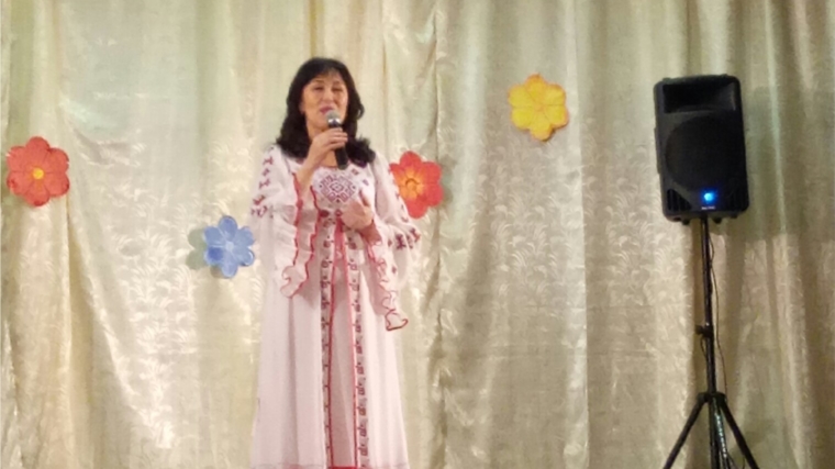 13 декабря в Юнгинском сельском Доме культуры прошёл концерт Заслуженной артистки Чувашской Республики Ольги Луковой.