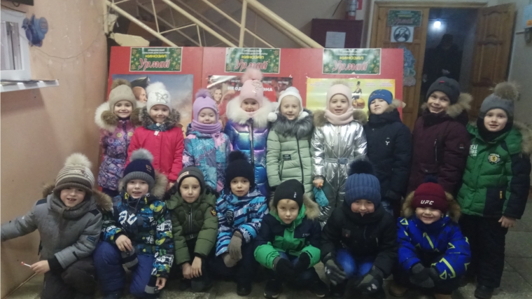 27 декабря Урмаевский СДК посетили воспитанники детского сада «Лейсан»