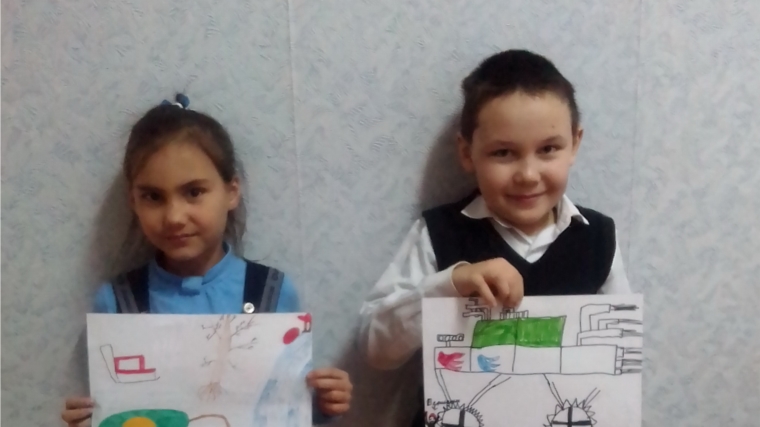 Конкурс рисунков "Мои зимние каникулы" в Ухманском СДК