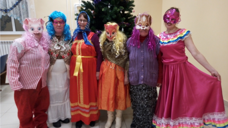 Театрализованная программа «Новогодние огни приглашают в сказку» в Новоизамбаевском СДК