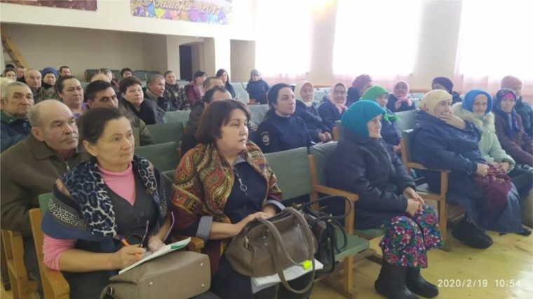 Состоялось очередное собрание граждан в Новобайбатыревском СДК