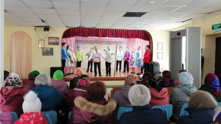 Праздничный концерт учащихся Калайкасинской школы в Кадикасинском СДК