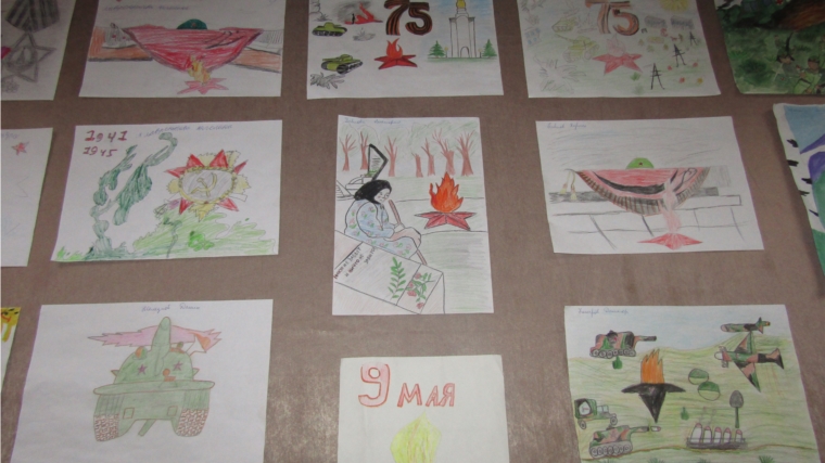 Конкурс рисунков среди детей «Салют! Победа!»