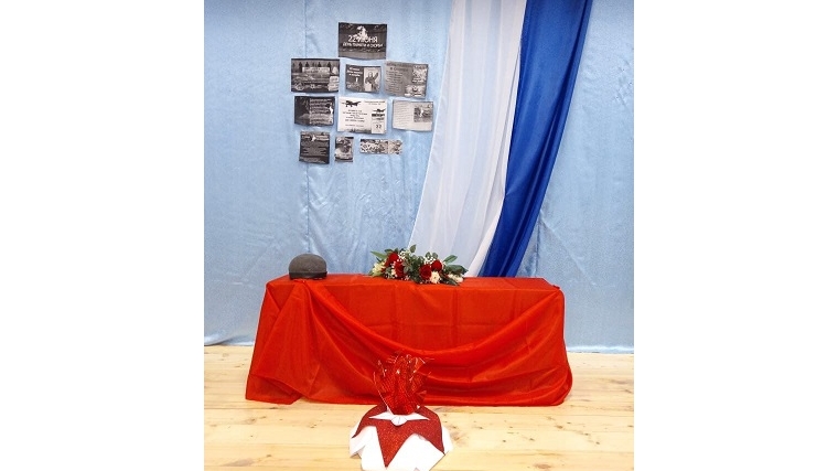 В Новоизамбаевском СДК оформлен стенд ко Дню памяти и скорби