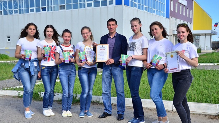 Айбечское сельское поселение приняло участие в акции, приуроченной ко Дню молодёжи России