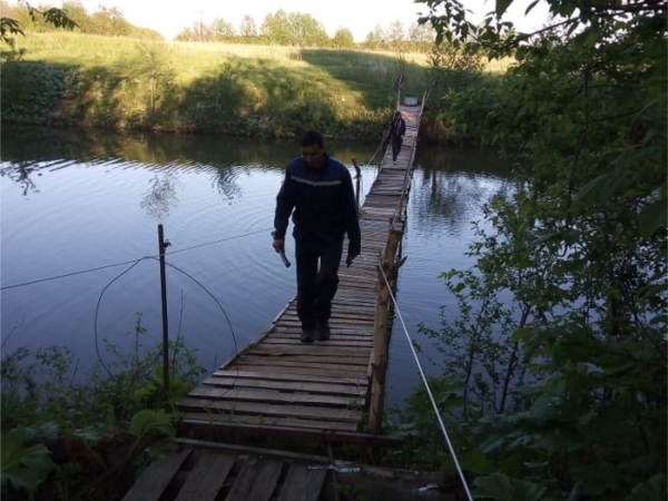 «Обновили» мост через Вылу