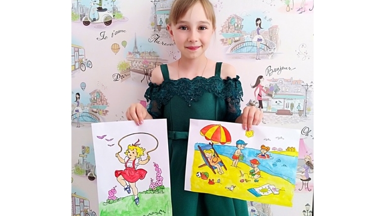 Онлайн-конкурс детских рисунков «Ах, это лето»