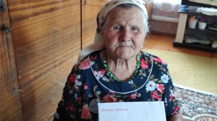 90-летний юбилей отметила ветеран труда, жительница села Большая Таяба Мария Яковлевна Моисеева