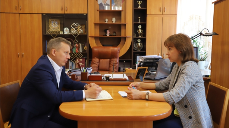 Министр труда и социальной защиты Чувашской Республики Алена Елизарова посетила Комсомольский район