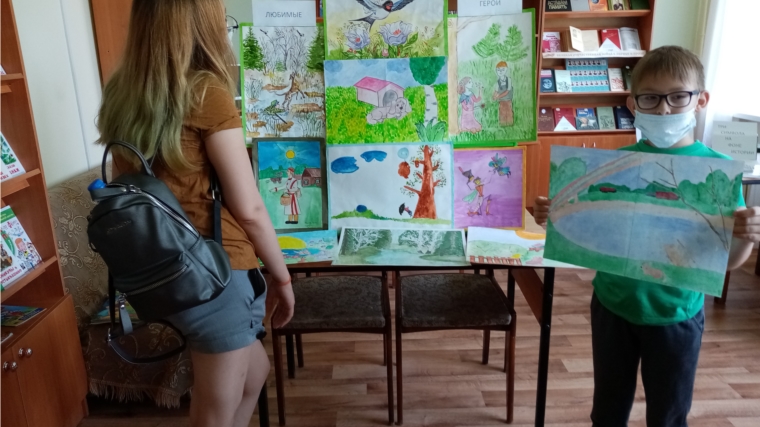 В Саланчикской сельской библиотеке прошел конкурс рисунков по программе летнего чтения.