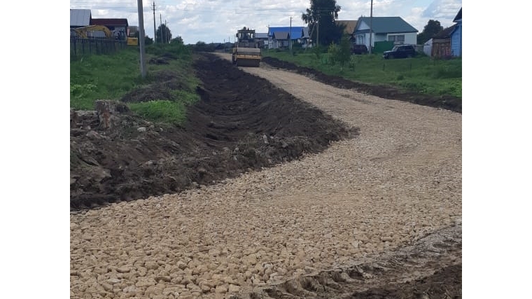 Завершен ремонт грунтовой дороги с щебеночным покрытием в селе Чиганары