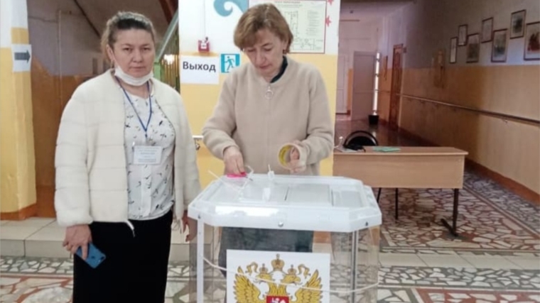Продолжается второй день голосования в Шыгырданском сельском поселении