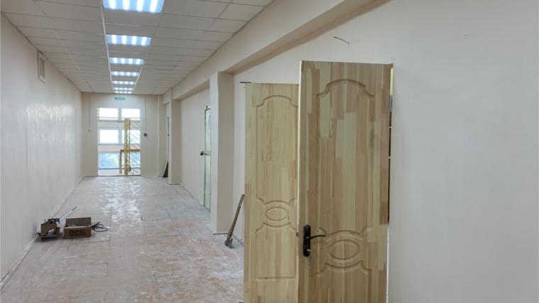В рамках проекта «Местный Дом культуры» идет текущий ремонт Кольцовского СДК