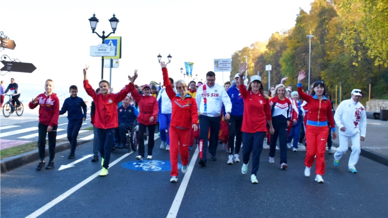 Всероссийский день ходьбы в столице Чуваши собрал почти 1000 участников