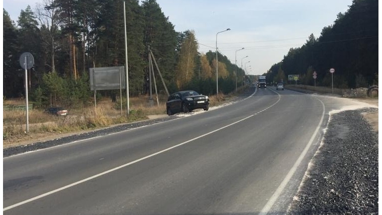 Завершены работы на объекте ремонта автомобильной дороги Чебоксары-Сурское (км 107+200 - км 112+200) в Шумерлинском районе