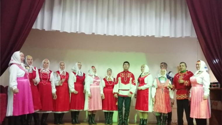 Выездной концерт Тушкасинского сельского клуба в Шиушский СДК Аликовского района