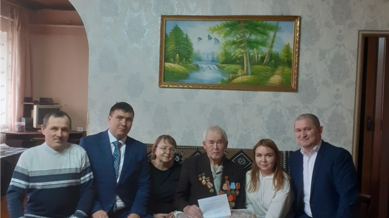 Житель деревни Степные Шихазаны, ветеран войны, труженик тыла Акчурин Вениамин Александрович отметил 90-летний юбилей