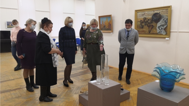 5 ноября Художественный музей г. Новочебоксарск посетила министр культуры, по делам национальностей и архивного дела Чувашской Республики Светлана Каликова.