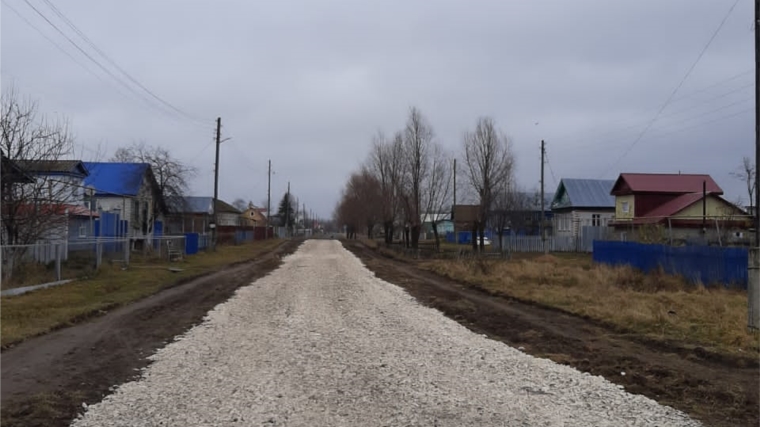 Ремонт участка дороги в пос.Волга