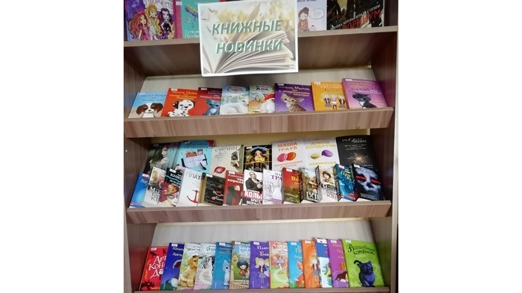Ждём вас за новыми интересными книгами в Русско-Алгашинской сельской библиотеке!