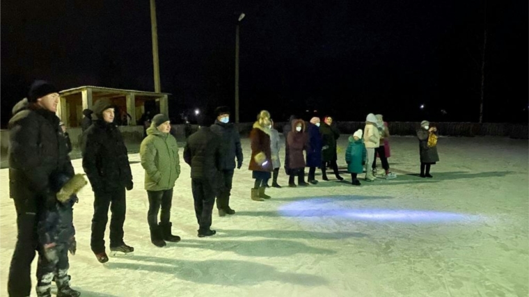 В селе Чутеево состоялось открытие хоккейного сезона
