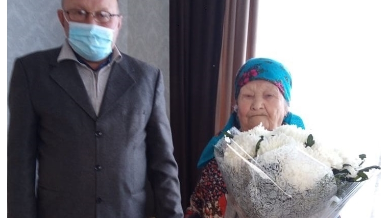 Труженица тыла Карзакова Анастасия Петровна, жительница дер. Вурман-Кибеки, отметила 90 летний юбилей