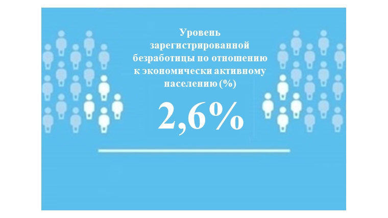 Уровень регистрируемой безработицы в Чувашской Республике составил 2,6%